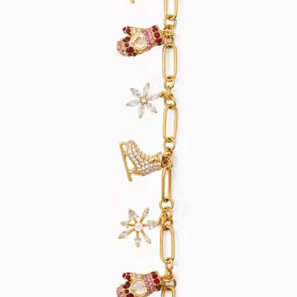 KATE SPADE Snowflake Charm‎ Bracelet NWT